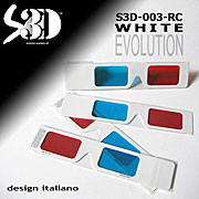 visori cartoncino S3D-003-RC WHITE rosso ciano scenes stampa personalizzabile